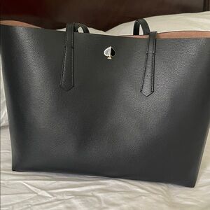 Kate Spade Black Tote with Gold Accent